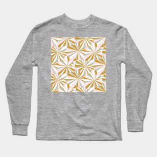 Retro Abstract Pastel Geometry Long Sleeve T-Shirt